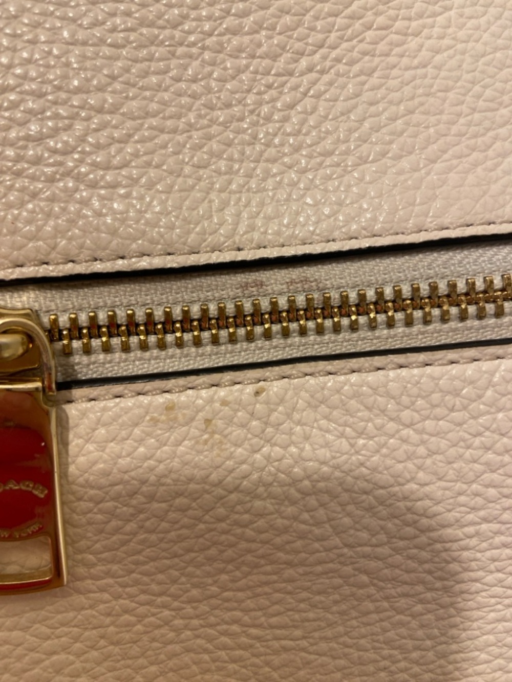 Coach Harley Hobo Geometric Ivory Tri-Color Pebbled Leather Shoulder Bag - Picture 8 of 16